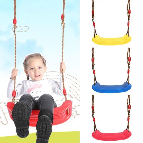 

flying toy garden swing kids hanging seat toys with height adjustable ropes indoor outdoor rainbow curved board chair camp furniture