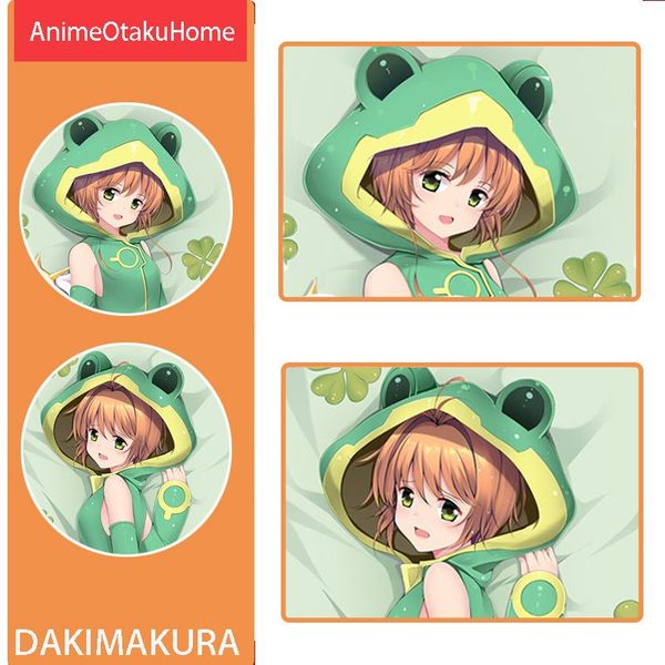 

pillow case anime manga cardcaptor sakura kinomoto double-sided printed pillowcase otaku bedding decoration dakimakura