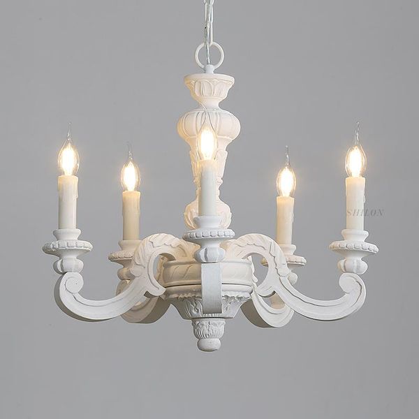 

roman pillar wooden chandelier lighting vintage white retro chandeliers for baby room home interior bedroom living