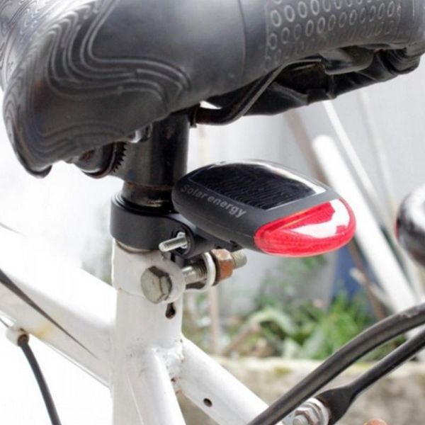 

bike lights cycling waterproof solar charging taillight safety warning light bicycle rear bycicle tail lamp