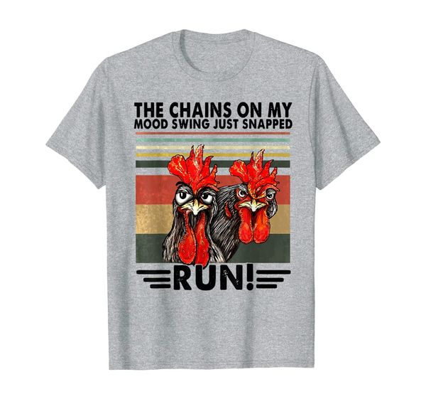 

the chains on my mood swing just snapped t-shirt, White;black