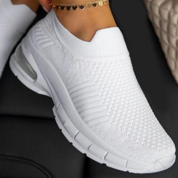 

spring fashion women shoes solid color slip-on sneakers chaussure femme running casual shoes for women 2021 zapatillas mujer mmm, Black;white