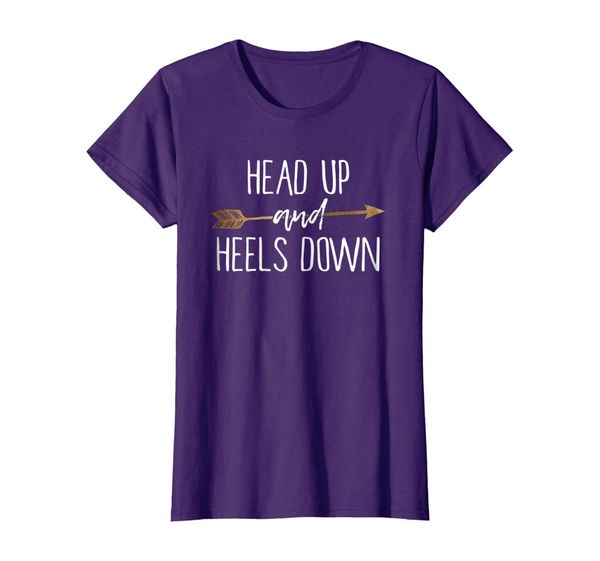 

Head Up And Heels Down Shirt Horse Lovers T-Shirt, Mainly pictures