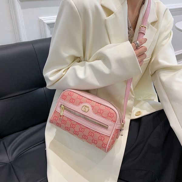 

luxury design and winter new old canvas bag women's single shoulder small square messenger purses