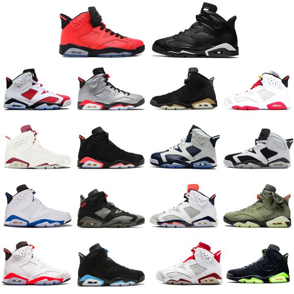 

mens basketball shoes 6s men sports unc alternate carmine infrared olympic angry bull black cat hare marron sport sneakers trainers shoe