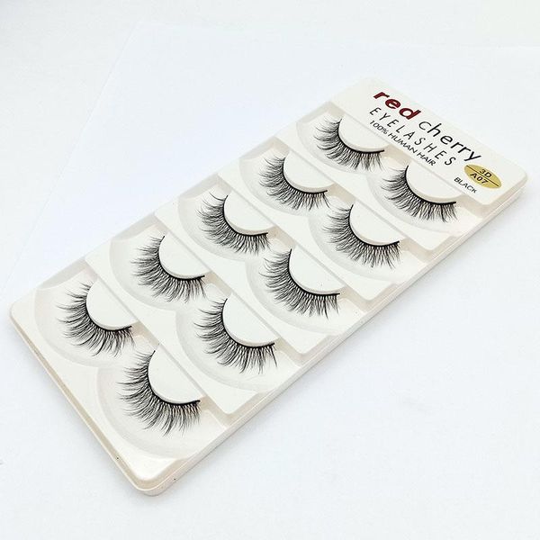 

false eyelashes 5pairs natural long crisscross simulation mink curly eye lashes wholesale in bulk easy wear makeup tools