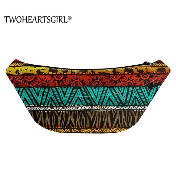 

twoheartsgirl stylishÂ african dashiki design waist bags women fanny pack bum bag adjustable banana belt pouch for ladies