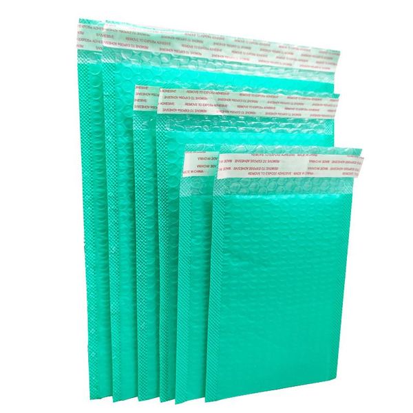 

gift wrap 50pcs 180x230mm usable space teal poly bubble mailer envelopes padded mailing bag self sealing packing bags