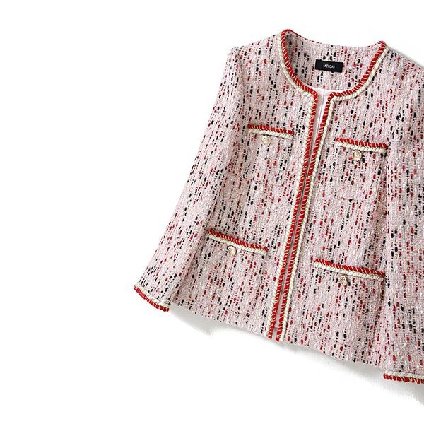 

women's jackets small perfume wind coat brief paragraph edition of loose aristocratic temperament fashion, Black;brown