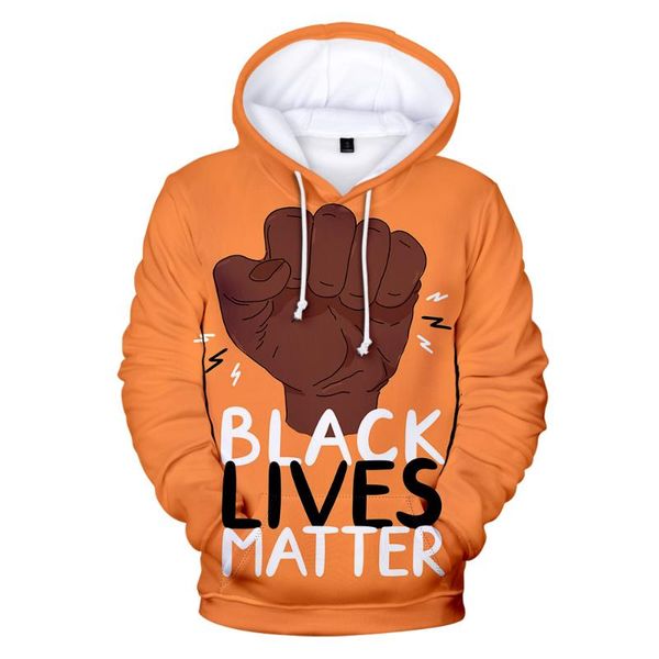 

men's hoodies & sweatshirts fashion black lives matter hoodie 3d printing long sleeve casual men's/ladies hooded children's j