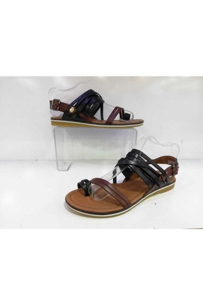 

sandals women's black genuine leather 1120 zn