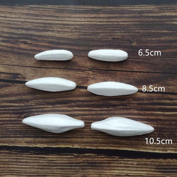 

6/9/11cm white foam lily bud nylon stocking flower accessories stamens silk material making florist supplies decorative flowers & wreaths