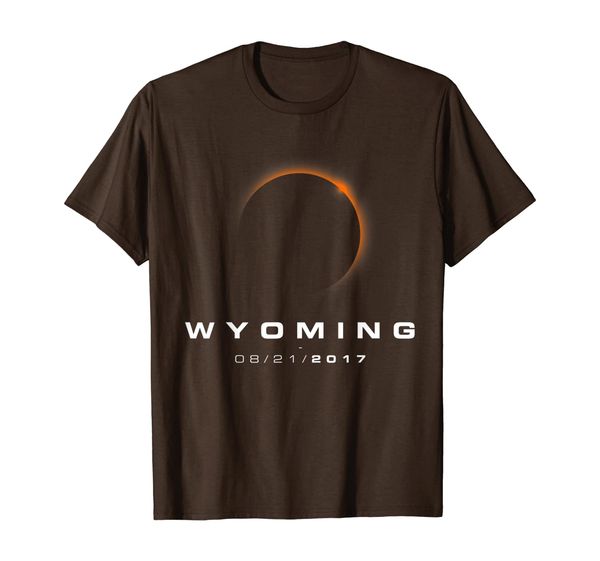 

wyoming eclipse tshirts - wyoming total solar eclipse 2017, White;black