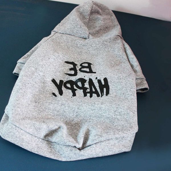 

the dog clothes pet sweater summer grey english letter dog cat clothing thin