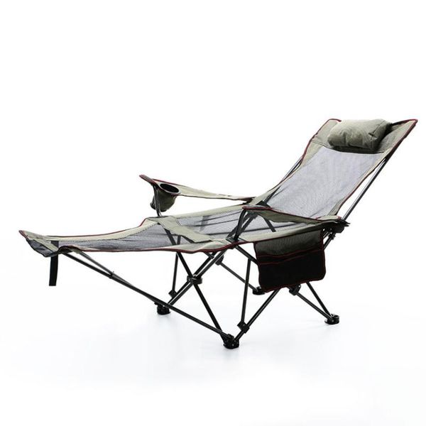 

outdoor portable folding chair camping ultralight travel fishing picnic lounge seat with detachable feet storage bag accessories