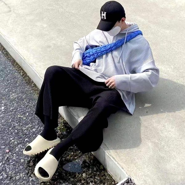 

summer slippers sandals sand rubber men women beach moccasins shoes slides eva scuffs foam runner outdoor lawn slipper flat sandal womens, Black