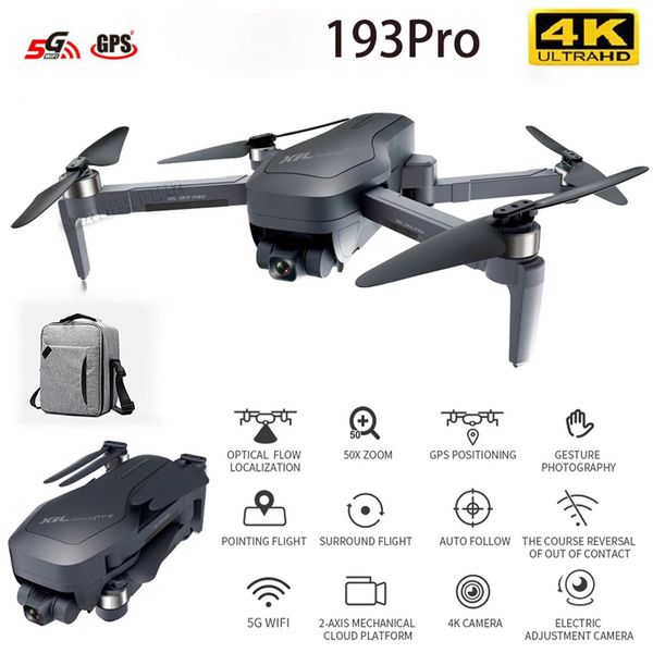 

193pro drone with two-axis gimbal brushless motor 1000 meters gps drone aerial pgraphy helicopter foldable quadcopter dron
