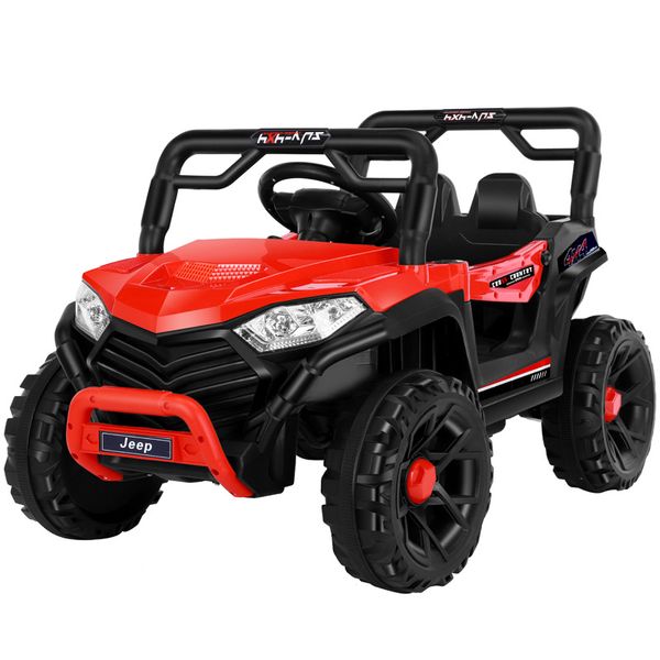 O novo carro elétrico infantil off-road de quatro rodas pode sentar em pessoas, meninos e meninas, carros de brinquedo, carros de controle remoto com acionamento duplo