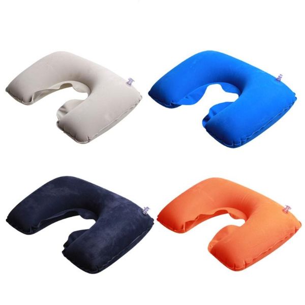 

cushion/decorative pillow inflatable folding u shape air cushion carrying outdoor neck massage blow up 100% cotton