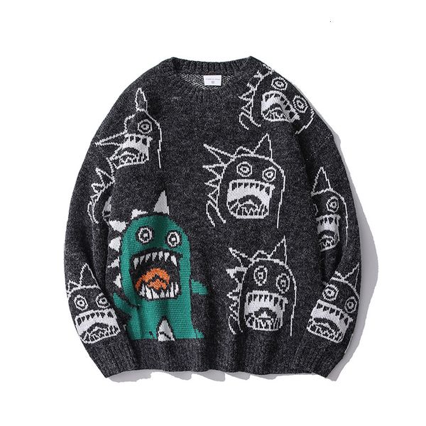 

sweater funny japanese kawaii cute couple long sleeve shirts harajuku men's clothes pull homme 2021 sweater, White;black