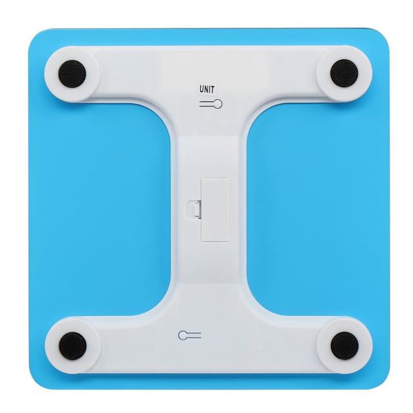 

smart scales leadzm 30cm 180kg/50g personal weighing bathroom scale blue unit switchable inte99