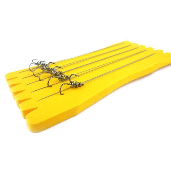 

fishing hooks 5pcs carbon steel spring hook barbed swivel carp jig with hole