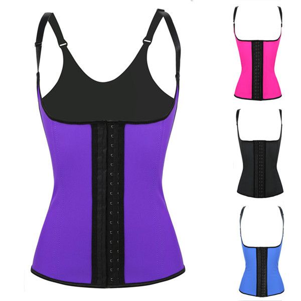 

Woman Bustiers Woman Body Shaper Waist Cincher Latex Corset, Black;white