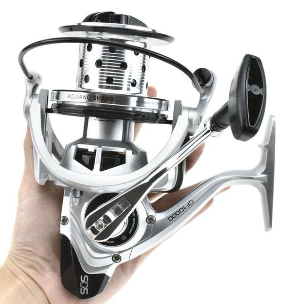 

baitcasting reels spinning reel 6+1 stainless steel bearing 4.6:1 saltwater long distance surf casting fishing 15kg/33lbs drag trolling