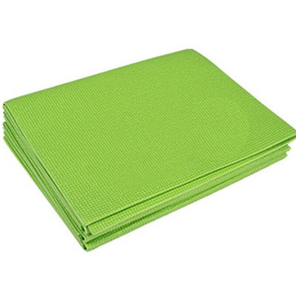 

yoga mat foldable thin sweat absorbent anti slip mats for travel and pilates
