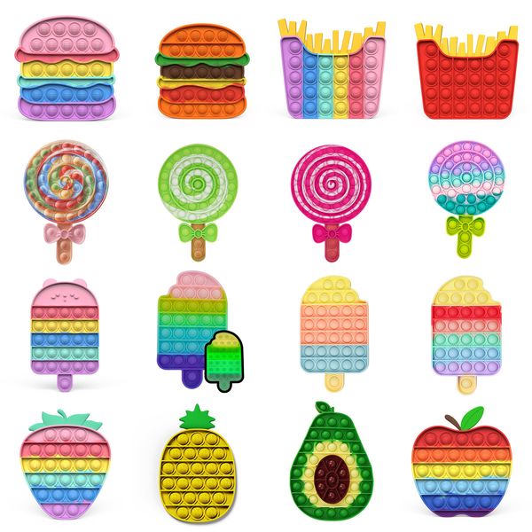 

24h dhl ship push bubble fidget toys autism special need helps collectable relieve stress increase focus soft squeeze toy fy4381