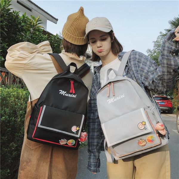 

backpack high school student backpacks female casual travel rucksack waterproof nylon for girls college style lapschoolbag