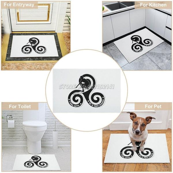 

carpets surf the breton wave ( men's version ) doormat printed entrance mats carpet living room bedroom absorbent door mat surfi