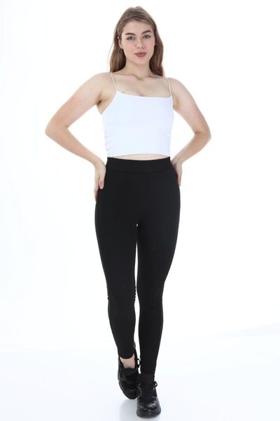 

women's leggings manga glitter pleated black