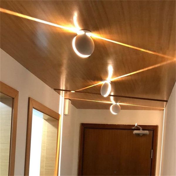 

modern indoor wall light sconces aluminum led lamp creative spot decorative for home aisle corridor