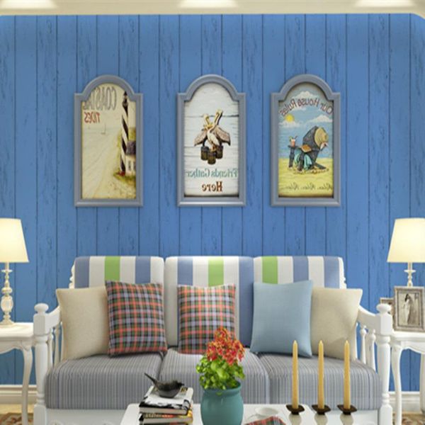 

wallpapers american vintage pvc for walls 3d wood striped brick living room bedroom wall papers home decor rolls