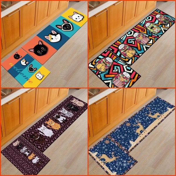 

carpets catoon carpet modern kitchen mats 2pcs area rug for living room floor anti-slip flannel soft home decor