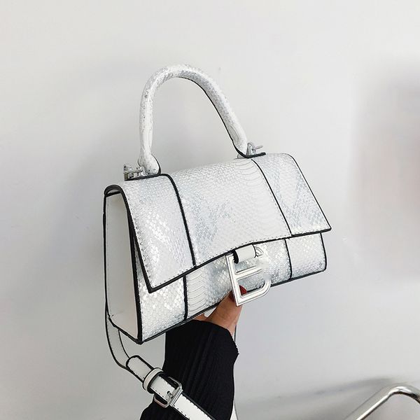 

factory outlet design bag female 2021 new fashion skin pattern hourglass bag net red single shoulder messenger handbag