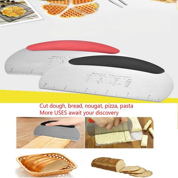 

stainless steel cake /pizza cough butter spatula baking pastry tool scraper knife -meal kitchen tools &