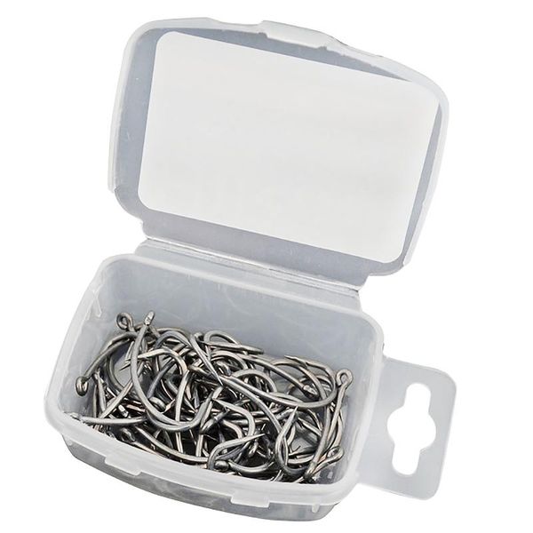 

fishing hooks hirisi 100pcs high-carbon steel barbed carp pack