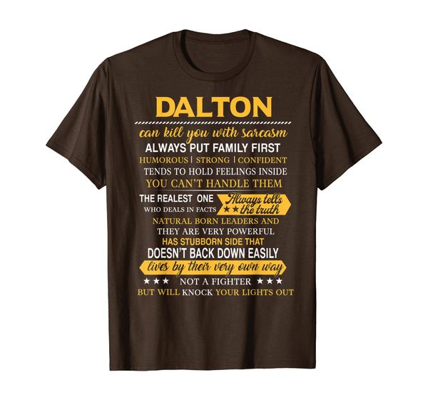 

mens dalton always put family first men name tee t-shirt, White;black