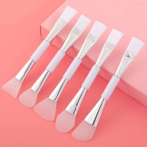 

10pcs cosmetic beauty tool skin-care makeup brushes silica gel wool fiber blending double-ended facial face mask brush1