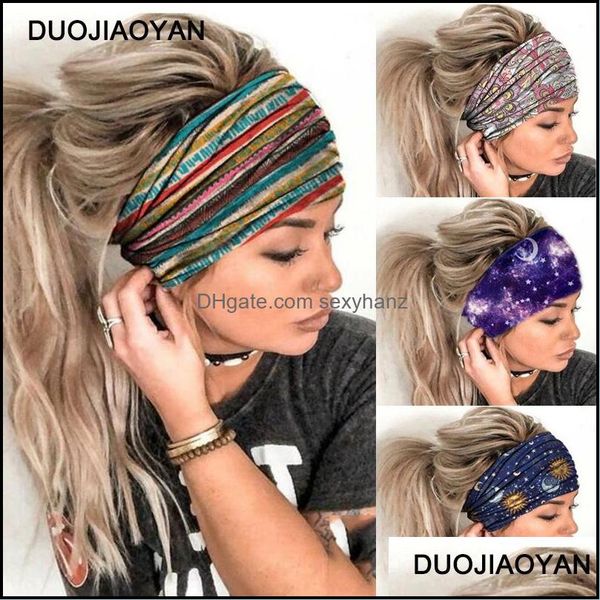 

headbands hair jewelry jewelryelastic soft headband women girls color yoga movement absorbent khan wide-brimmed fitness headsca, Silver