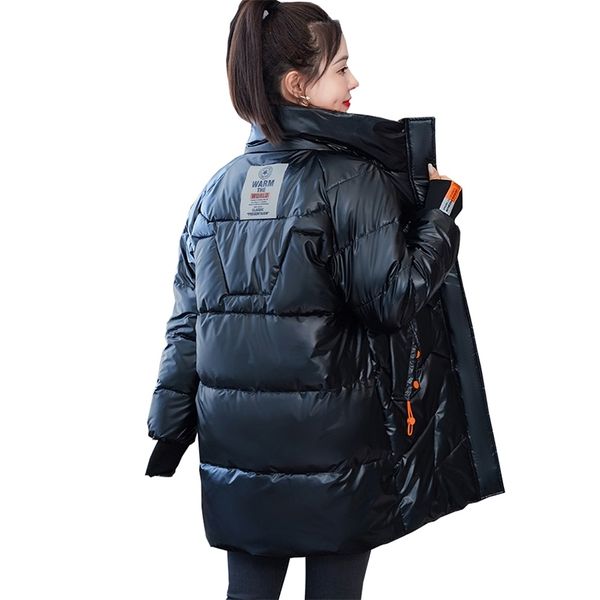 

down jacket women's clothing the western style long down winter coat overcoat 2102 211216, Black