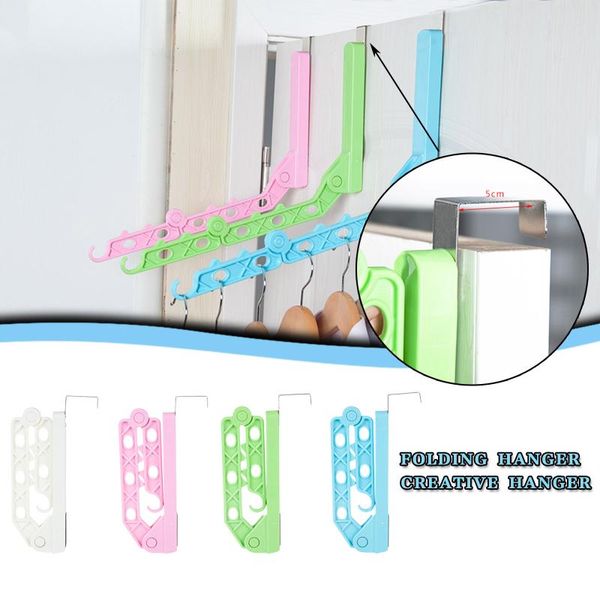 

foldable drying rack wall mounted door valet folding hanger creative double rotating easy to install etendoi hangers & racks