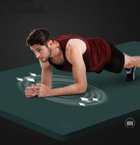 

yoga mats 200 * 61cm thicken mat nbr non-slip fitness high density exercise pad for men gym home gymnastics