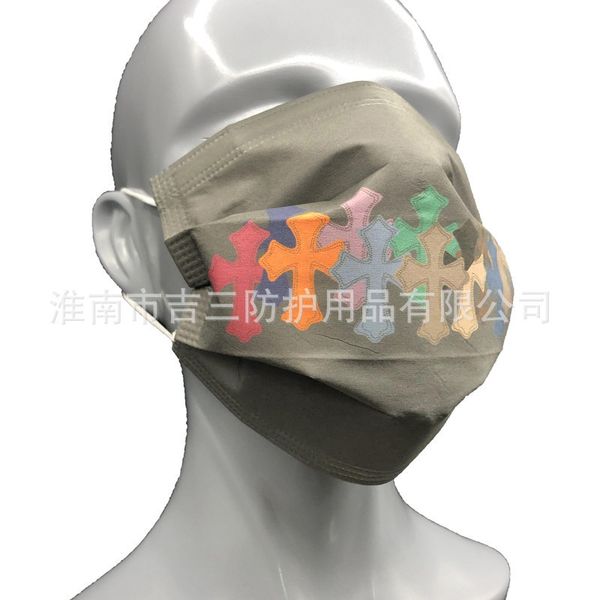 

custom logo fashion brand croxin 20% off disposable three-layer fashion printed mask