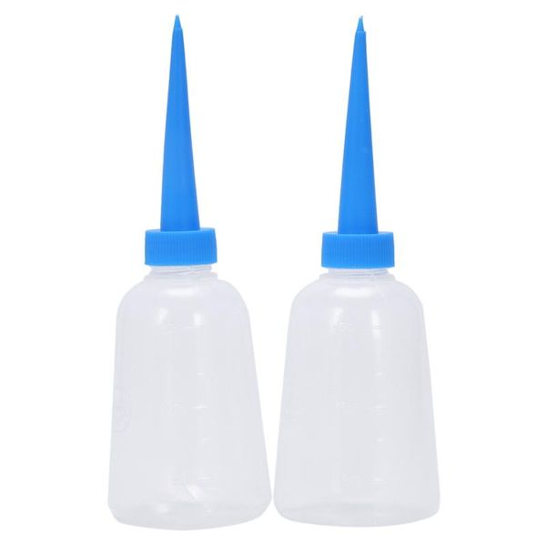 

storage bottles & jars 2 pieces 150ml blue/white pointy nozzle sewing machine oil