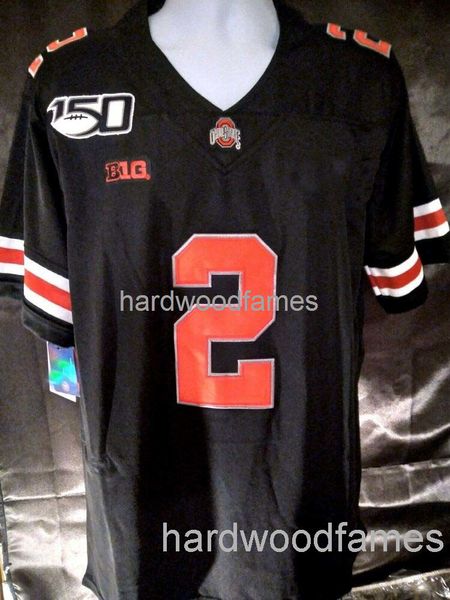 Benutzerdefinierter OSU Blackout Ohio State Buckeyes Chase Young #2 Fußballtrikot 150. MÄNNER FRAUEN JUGEND Stich zum Hinzufügen einer beliebigen Namensnummer XS-5XL