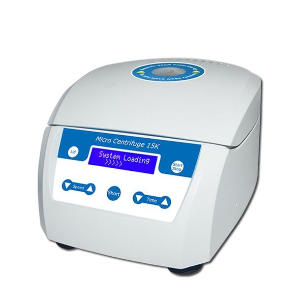 Il laboratorio fornisce una micro mini centrifuga portatile ad alta velocità da 15000 giri/min con tubi da 0,5 ml 0,1 ml 1,5 ml HL-15KS