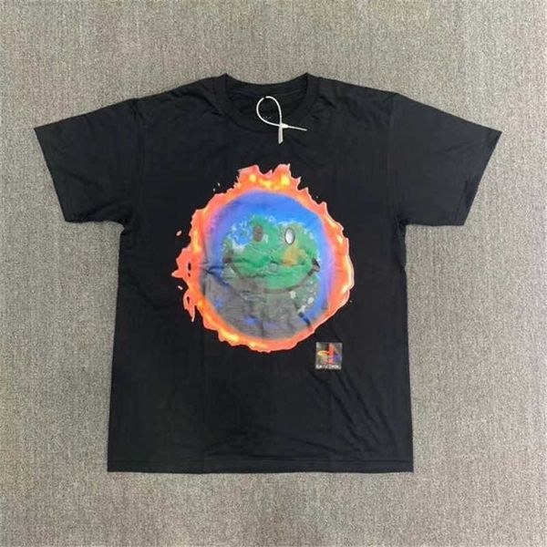 

women's t-shirt travis scott cactus jack astronomical tie-dye t-shirt women couples oversized cotton tees men boyfriend gift zsgi, White